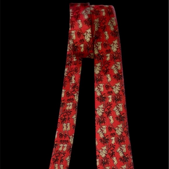 HERMES Silk Neck Tie. Koalas 🐨🐨 - Picture 6 of 6